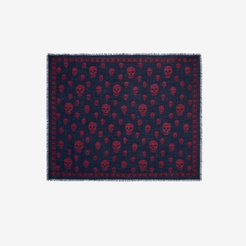 ALEXANDER MCQUEEN - Classic Skull Foulard - Item 8078894943Q4963